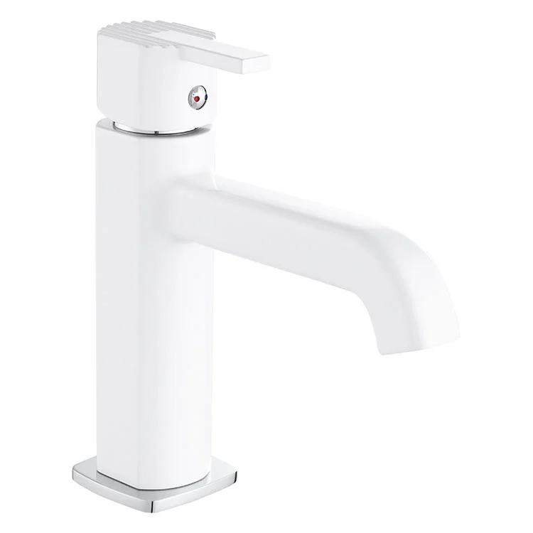 Robinet de bassin à levier simple en laiton de salle de bain