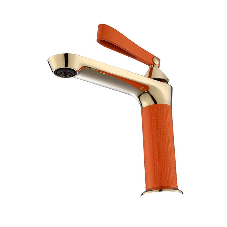 Brass Hot and Cold Bathroom Basin Mixer Faucet