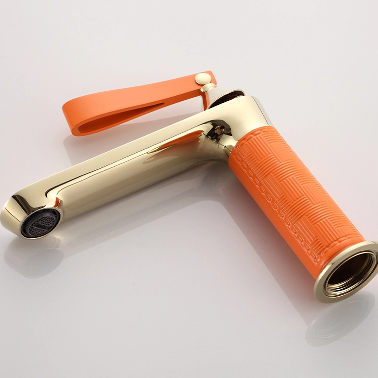 Brass Hot and Cold Bathroom Basin Mixer Faucet