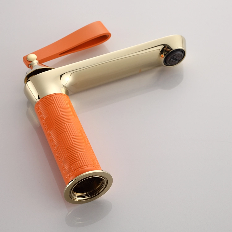 Brass Hot and Cold Bathroom Basin Mixer Faucet