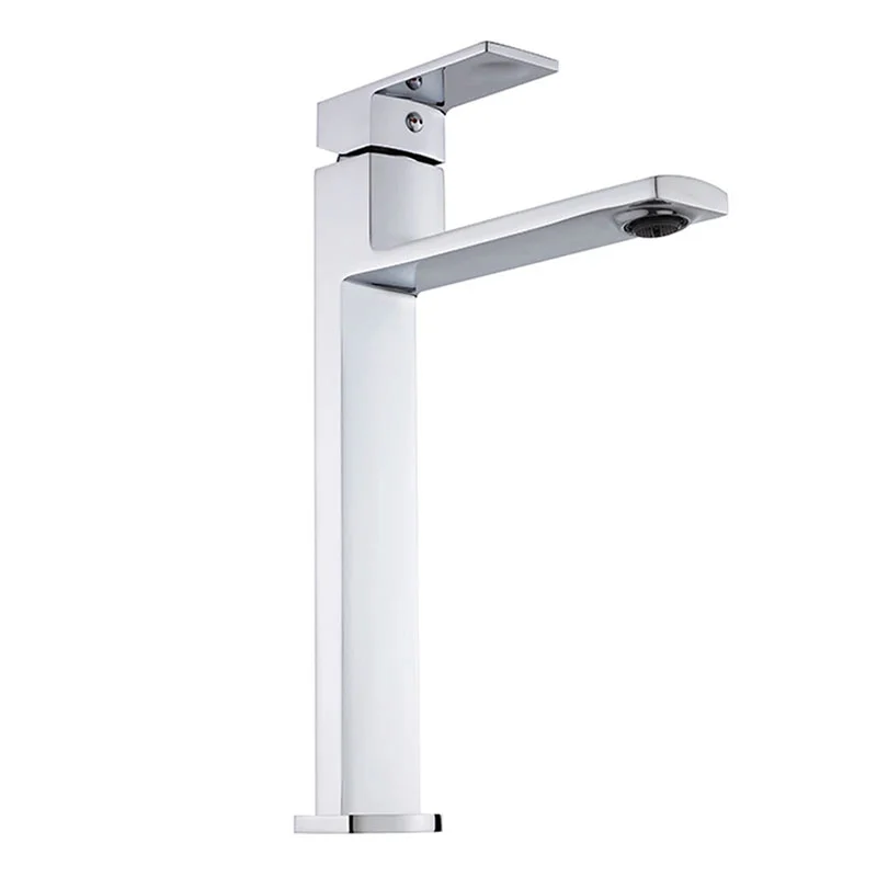 Single Chrome Brass Basin Sink Faucet